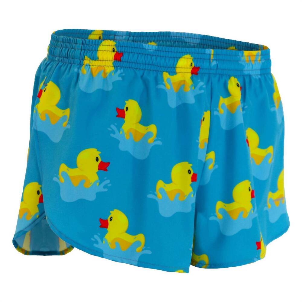 NEW BOA men's 1" elite split short in rubber duckie